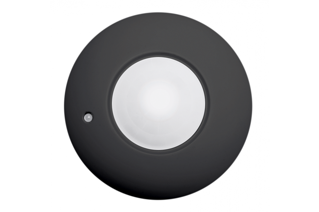 Датчик руху (накладний) GTV CR-CR3000-10, max.1200W, IP20, 360⁰, R 6м, CR-3, чорний