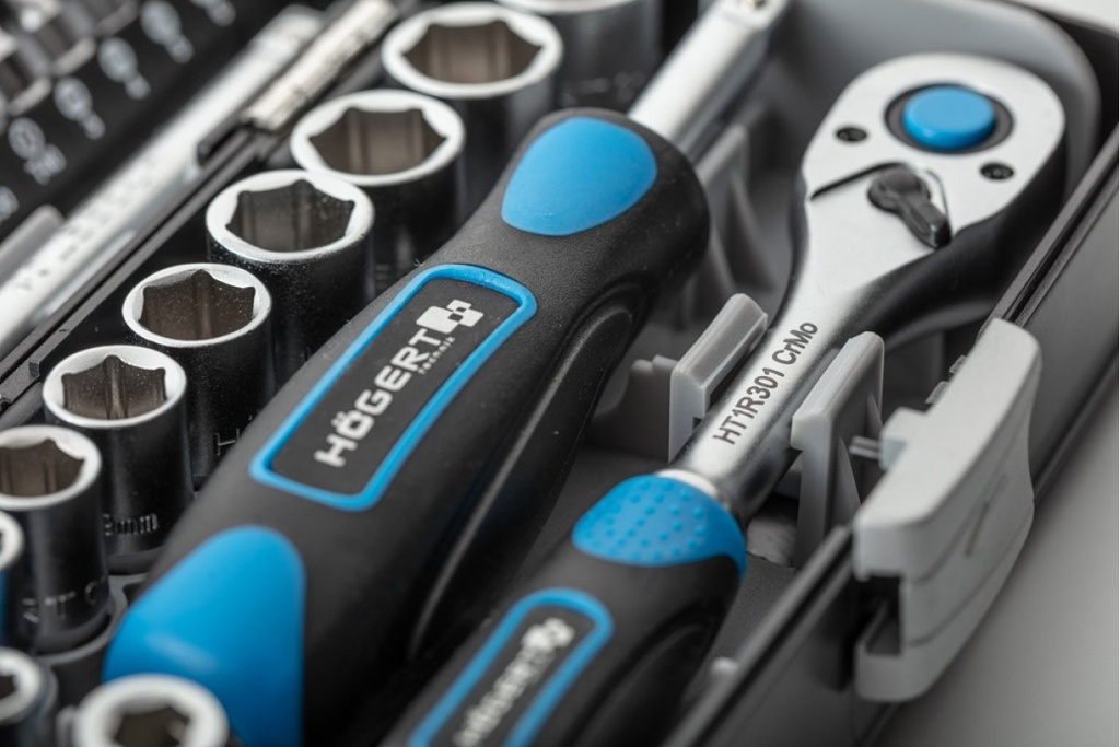 Інструменти HOEGERT набір 38 шт. 1/4" (HT1R462)