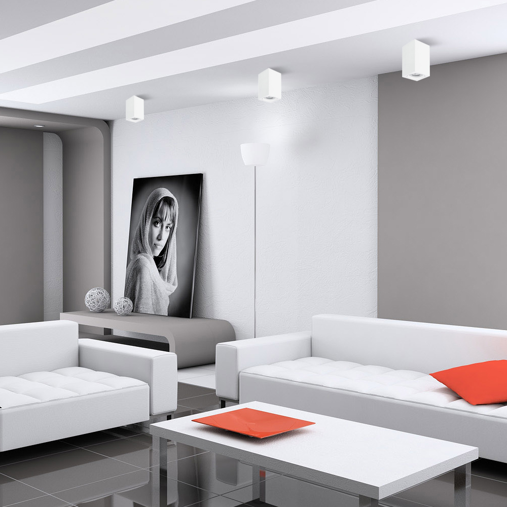 Накладний світильник Feron ML307 під лампу білий