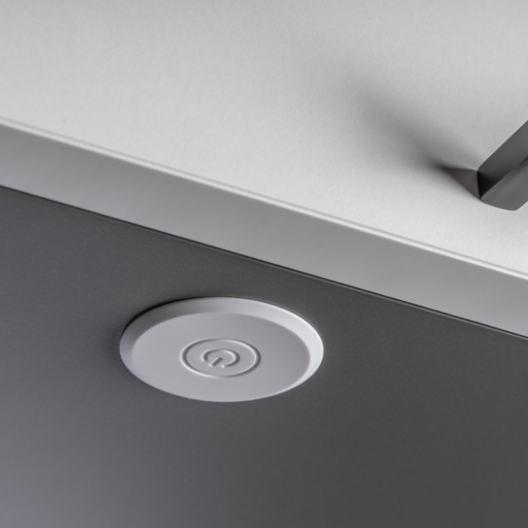 Вимикач-димер GTV дистанційний сенсорний безпровідний з регулюванням яскравості Білий (AE-WDBP1-10N)