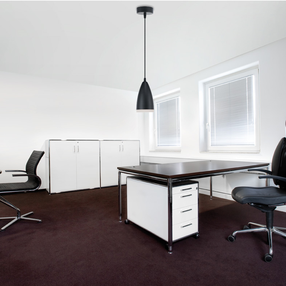 Накладний світильник Feron ML323 під лампу на підвісі чорний