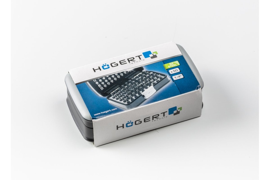 Набір викруткових біт HOEGERT 50шт. (HT1R461)