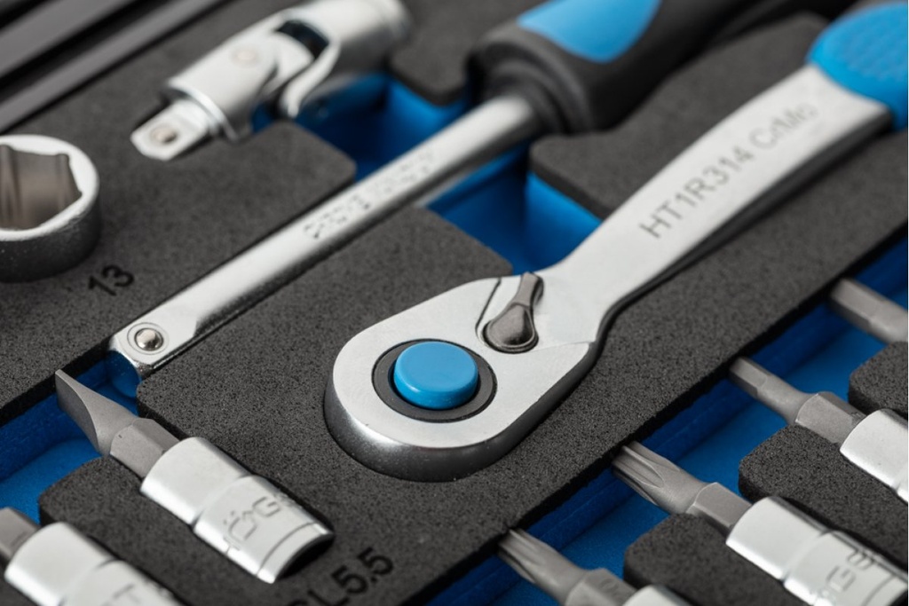 Набір інструментів HOEGERT 34 шт. 1/4" (HT1R464)