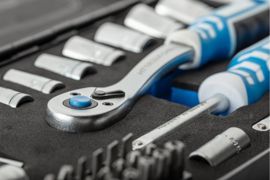 Набір інструментів HOEGERT 53 шт. 1/4" (HT1R485)