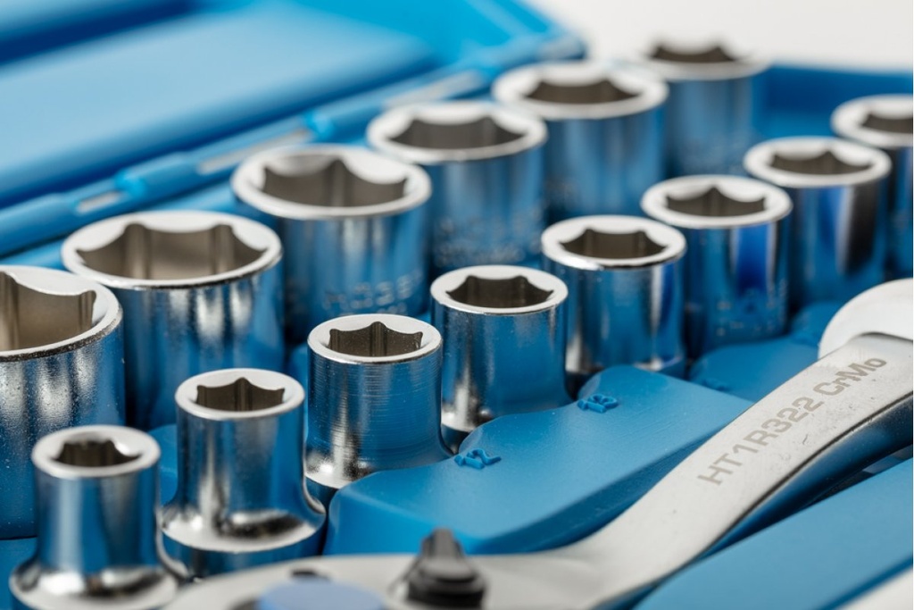 Набір інструментів HOEGERT 89 шт. 1/4” 1/2” (HT1R424)