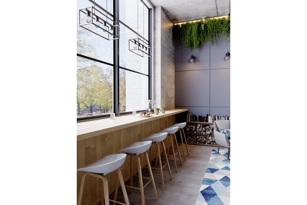 Подовжувач GTV врізний-висувний квадратний TOWER, 1xSCHUKO, 1xUSB A, 1xTYPE-C, кабель 1,5м, білий/інокс (AE-GMW1STOW-10)