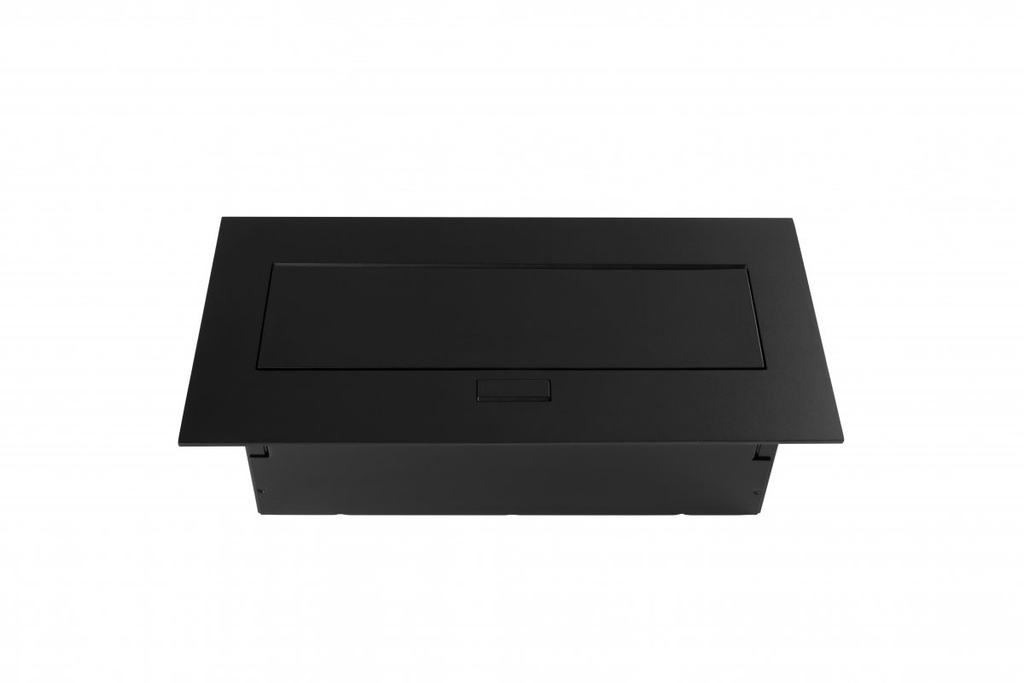 Подовжувач GTV для офісу врізний в стіл 2xрозетка Schucko, 2xUSB A+C, чорний (AE-PBU02GS-20N)