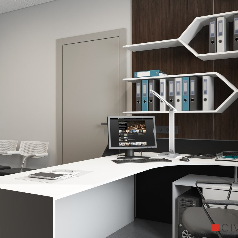 Настільний світлодіодний світильник Feron DE1733 9Вт чорний