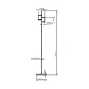 Підлоговий світильник-торшер Feron ML372 GU10 IP20 чорний