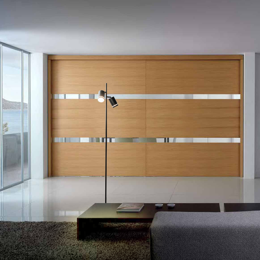 Підлоговий світильник-торшер Feron ML372 GU10 IP20 чорний