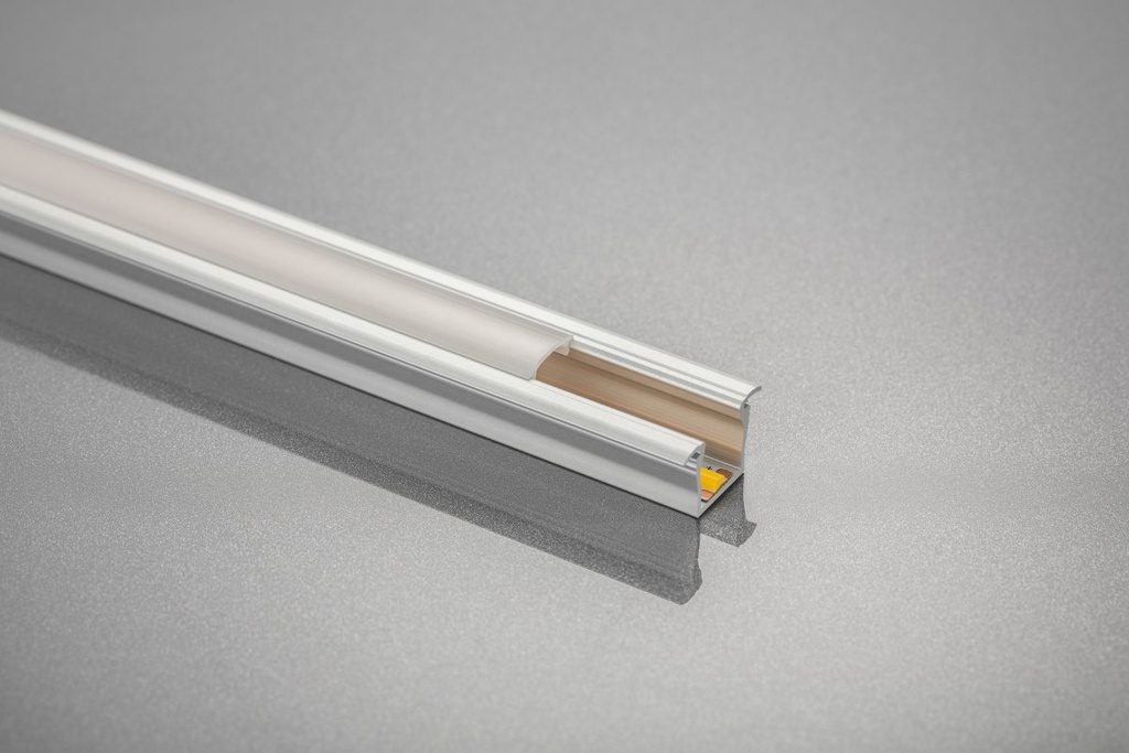 Профіль GTV GLAX MINI високий для світлодіодної стрічки, врізний, 2 м