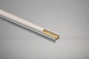 Профіль GTV GLAX MINI для світлодіодної стрічки, накладний, 3 м