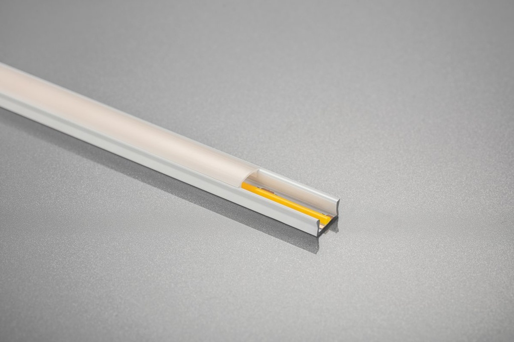 Профіль GTV GLAX MINI для світлодіодної стрічки, накладний, 3 м, білий