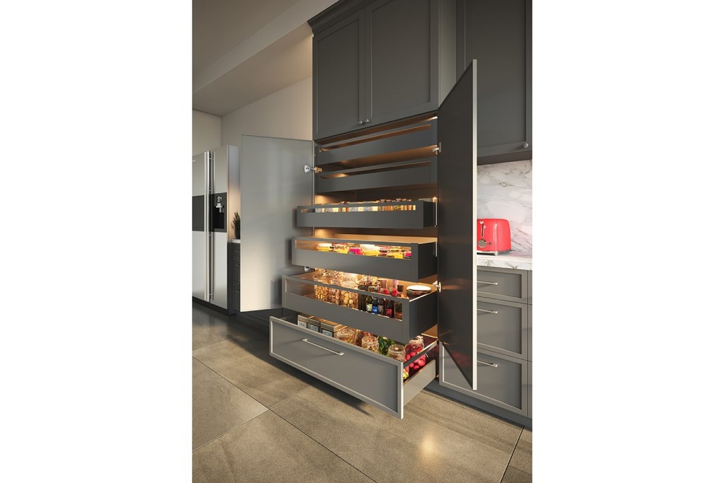 Профіль GTV GLAX для світлодіодної стрічки, кутовий накладний, 2 м