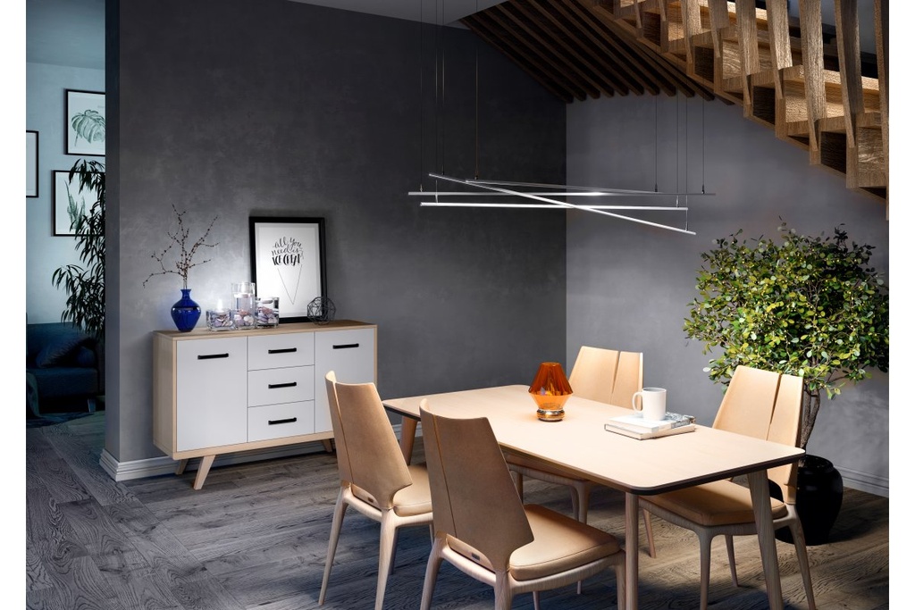 Профіль GTV GLAX штанга для світлодіодної стрічки, 2 м