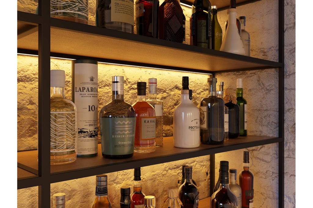 Розсіювач (кришка) для профілю GTV GLAX MINI, чорний, 3 м