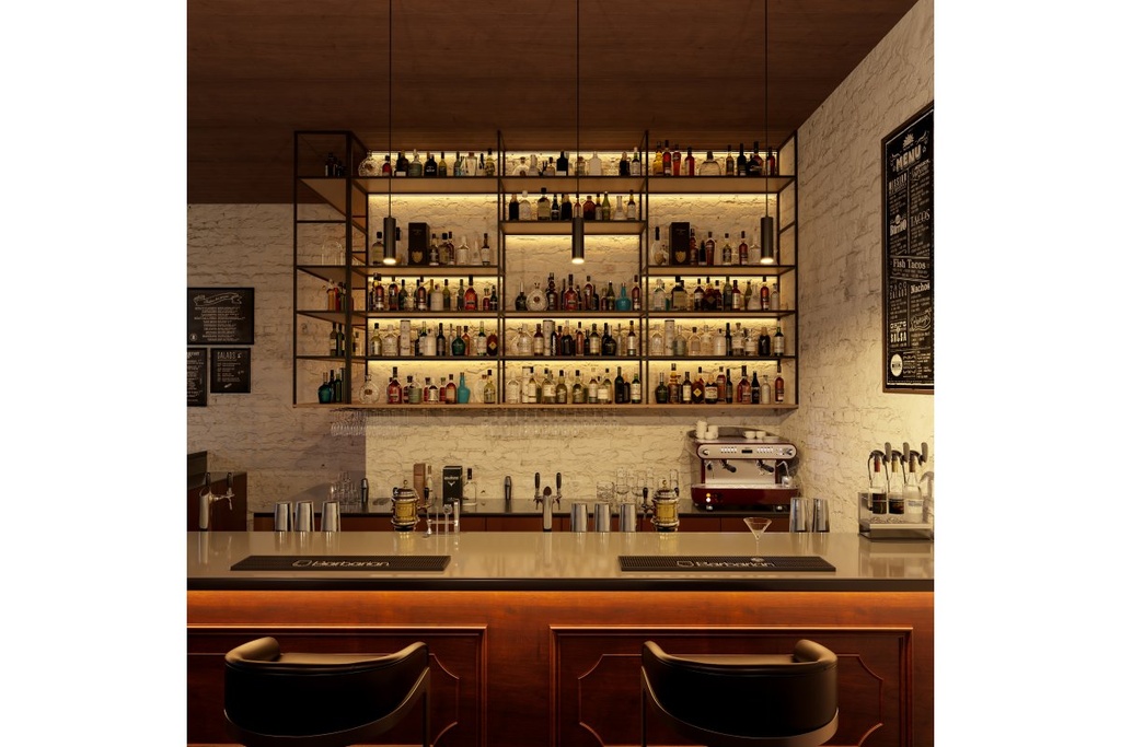 Розсіювач (кришка) для профілю GTV GLAX MINI, чорний, 3 м