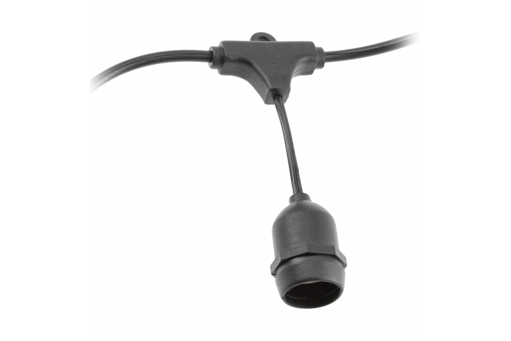 Садова гірлянда GTV 10м, AC220-240V, 50-60Hz, 10xE27, 2x0,75мм