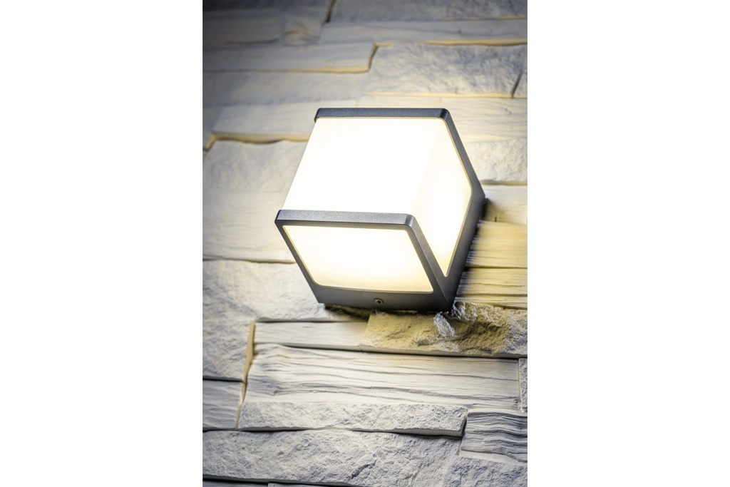 Світильник GTV NARIN 10W, IP54, 4000K, чорний