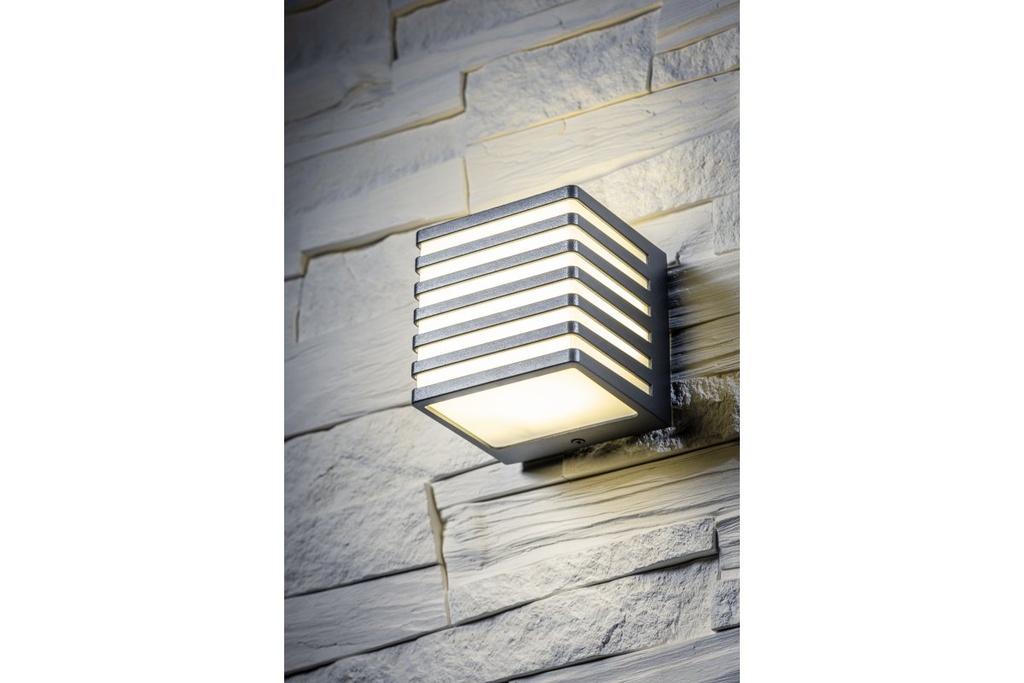 Світильник GTV SIROLO 10W, IP54, 4000K, сірий