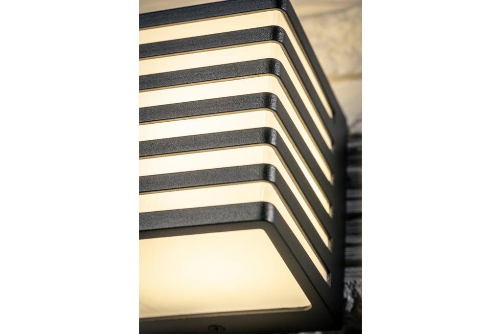 Світильник GTV SIROLO 10W, IP54, 4000K, чорний