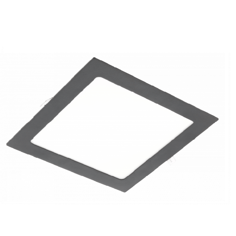 Світильник LED GTV MATIS PLUS, 13W, 120°, 4000K, IP20, врiзний, чорний (LD-MAW13W-NBP-10)