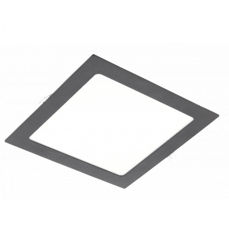 Світильник LED GTV MATIS PLUS, 19W, 120°, 4000K, IP20, врiзний, чорний (LD-MAW19W-NBP-10)