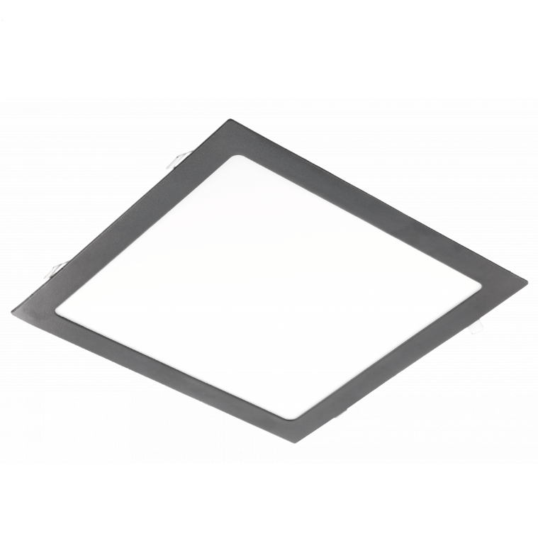 Світильник LED GTV MATIS PLUS, 24W, 120°, 4000K, IP20, врiзний, чорний (LD-MAW24W-NBP-10)