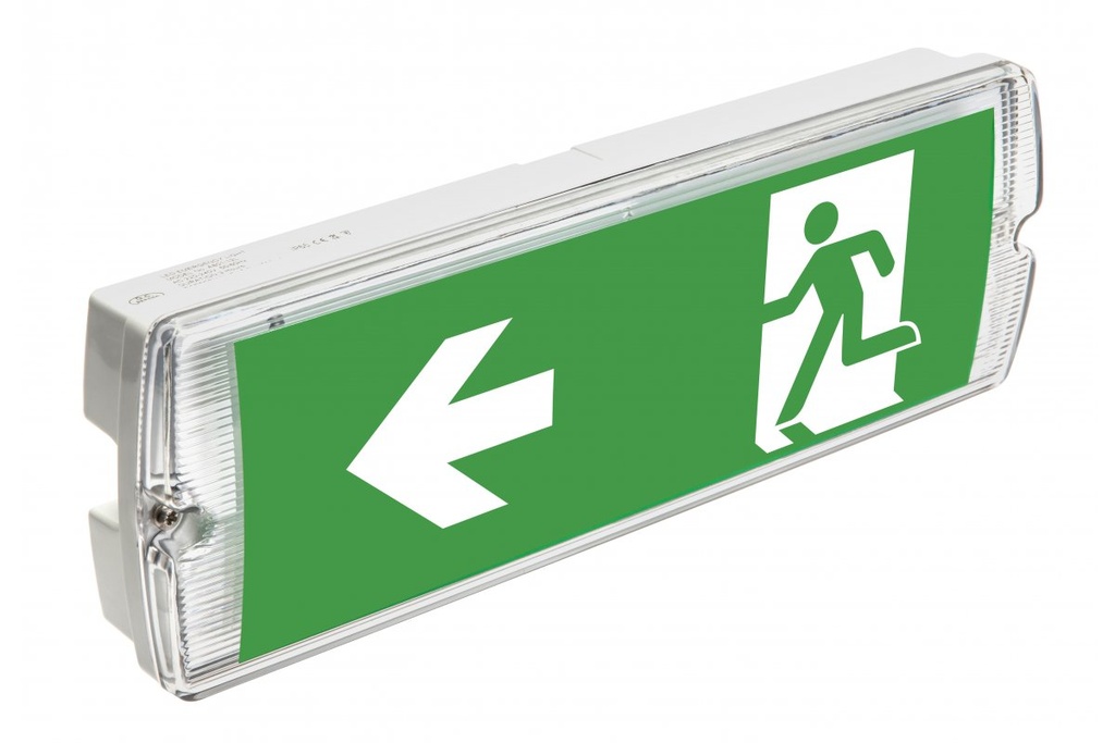 Світильник аварійний акумуляторний GTV SAHER-3 LED DUO, 3W, 6400K, IP65, 3 год. (дворежимний) (LD-SAHER3-DUO)