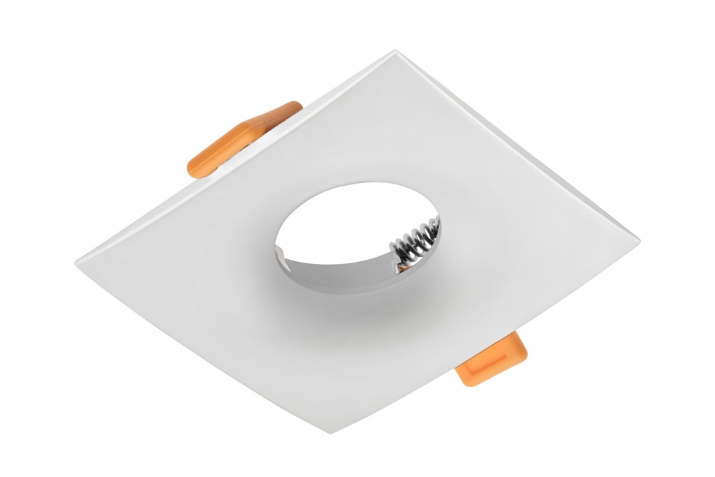 Світильник врізний точковий GTV AURORA, IP20, квадратний, білий