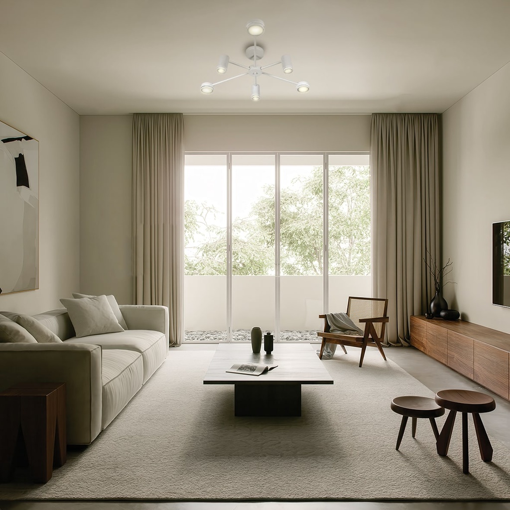 Світильник стельовий Ardero ML486-6 під лампу білий