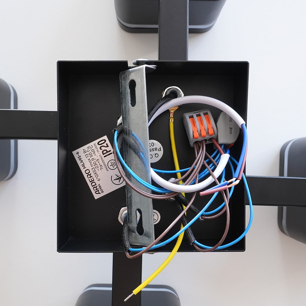 Світильник стельовий Ardero ML495-6 під лампу чорний