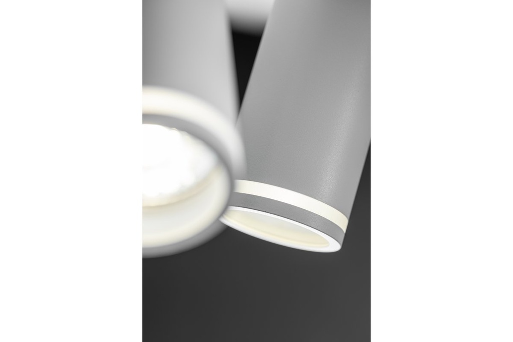 Світильник подвійний GTV SOLIS, алюміній, 55x100мм, IP20, 2*GU10, макс. 50Вт, макс. 250В, 50/60Гц, білий