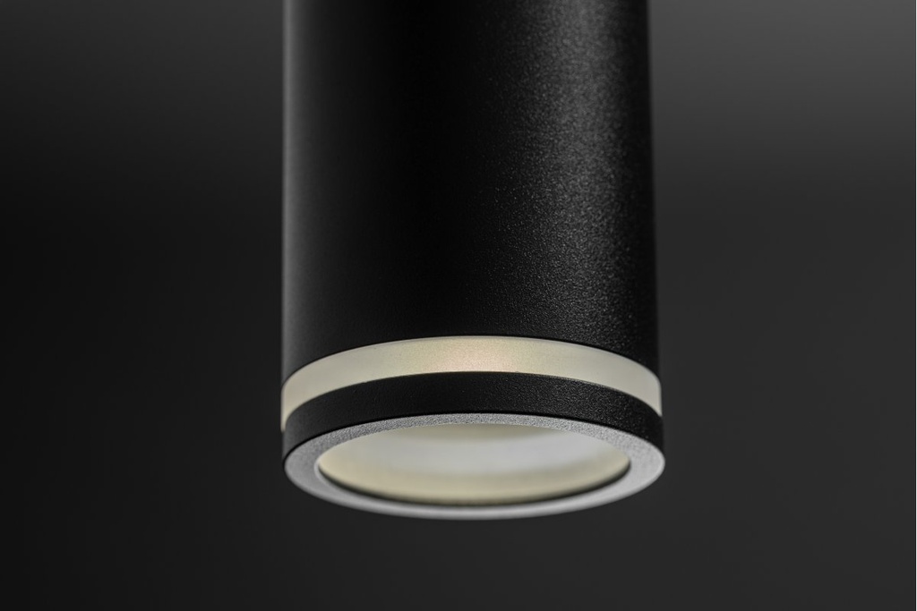 Світильник потрійний GTV SOLIS, алюміній, 55х100мм, IP20, 3*GU10, макс. 50Вт, max. 250В, 50/60Гц, чорний