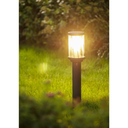 Світильник садовий GTV KERTA-P 50, E27, max.12W, IP44, стовпчик, графіт (OS-KERTP40-30)