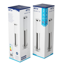 Світильник садовий GTV MILAN-P 45, E27, max.20W, IP54, стовпчик, інокс