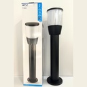 Світильник садовий GTV TORO-P 50, E27, MAX.15W, IP54, стовпчик, чорний (OS-TORP50-00)