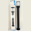 Світильник садовий GTV TORO-P 80, E27, MAX.15W, IP54, стовпчик, чорний (OS-TORP80-00)