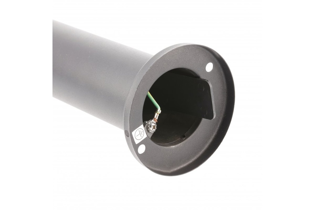 Світильник садовий GTV TORO-P 80, E27, MAX.15W, IP54, стовпчик, чорний (OS-TORP80-00)