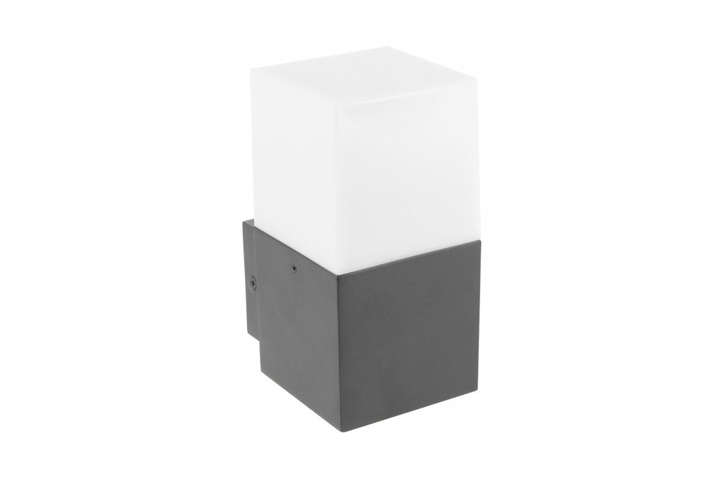 Світильник садовий бра GTV LARGO-AU, E27, MAX.15W, IP44, графіт (OS-LARG0UA-30)