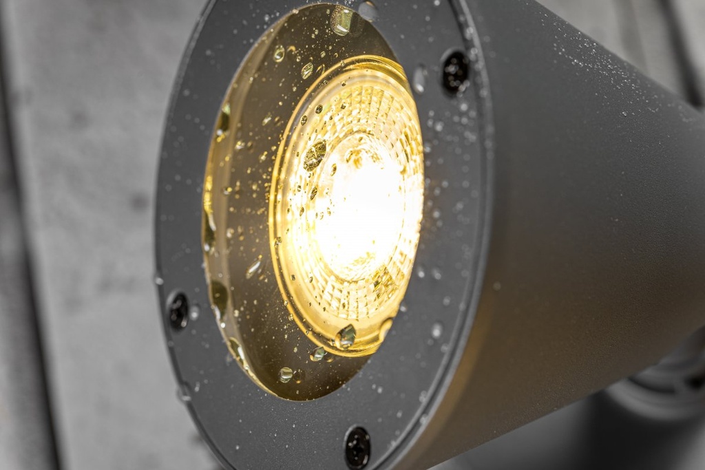 Світильник садовий бра GTV LUSTINO-D, GU10, max.20W, IP44 (OS-USTI0UD-30)