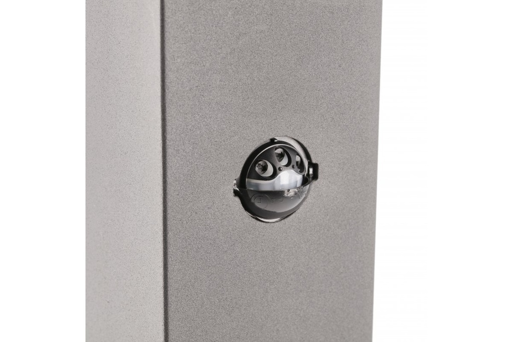 Світильник садовий з датчиком руху GTV LARGO-P 50, E27, MAX.15W, IP44, стовпчик, графіт (OS-LARGP40P-30)