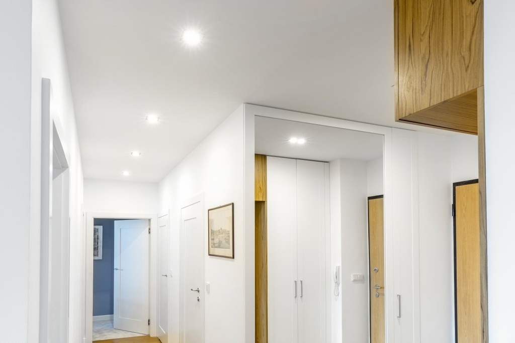 Світильник точковий GTV MORENA, IP20, алюміній, квадратний, інокс