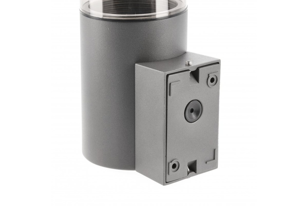 Світильник фасадний GTV MEDIO-AU, E27, MAX.15W, IP54, графіт (OS-MED0AU-30)