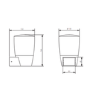 Світильник фасадний GTV TORO-AU, E27, MAX.15W, IP54, чорний (OS-TOR0AU-00)