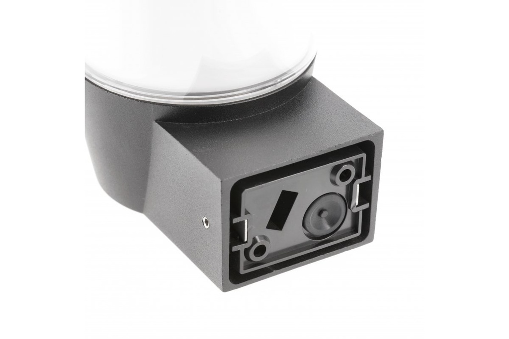 Світильник фасадний GTV TORO-AU, E27, MAX.15W, IP54, чорний (OS-TOR0AU-00)