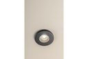 Стельовий точковий світильник GTV MAREA, IP54/IP20 круглий, чорний, (метал)