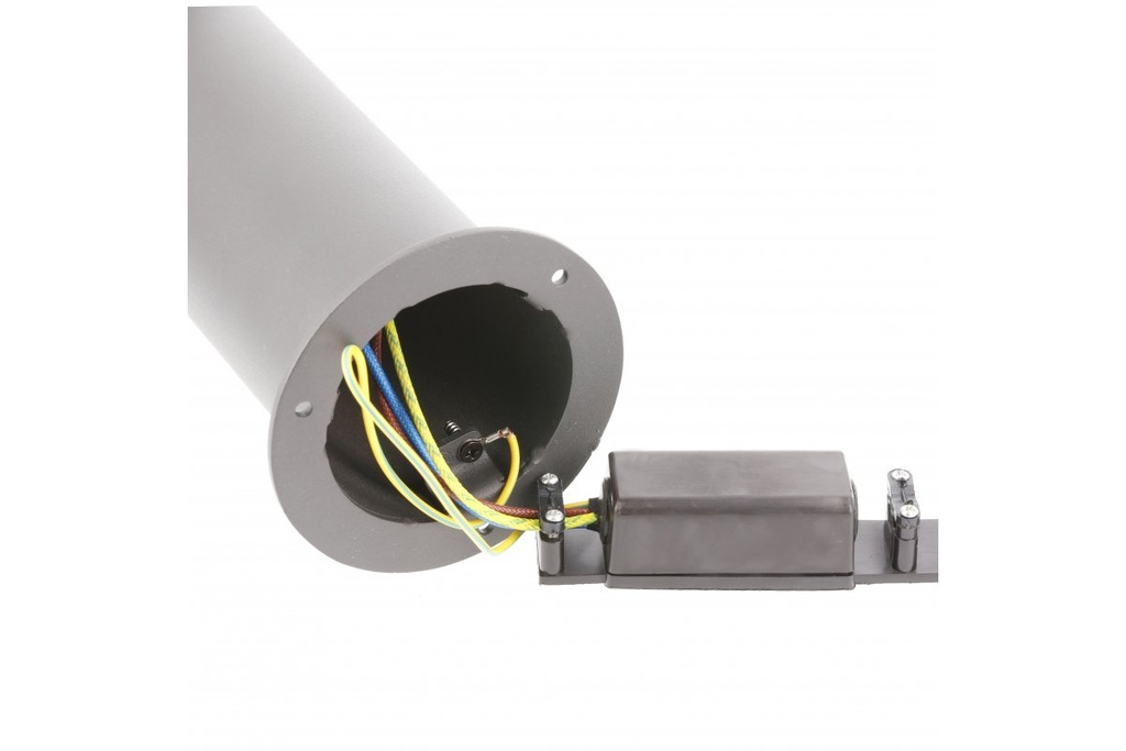 Стовпчик садовий GTV CORTA-P 36, IP54, 4*розетки Schucko, max.3500W, графіт (OS-CORP36G-30)