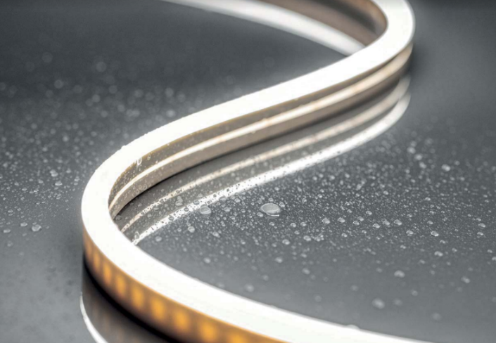 Стрічка гнучка світлодіодна GTV NEON flex 12В, 2835, 4000K, водозахищена, IP65, 30Вт, 8мм, 5м