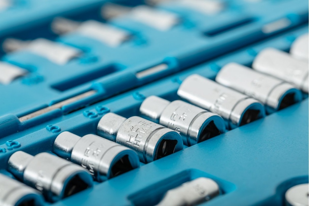 Набір інструментів HOEGERT набір 46 шт. 1/4" (HT1R416)